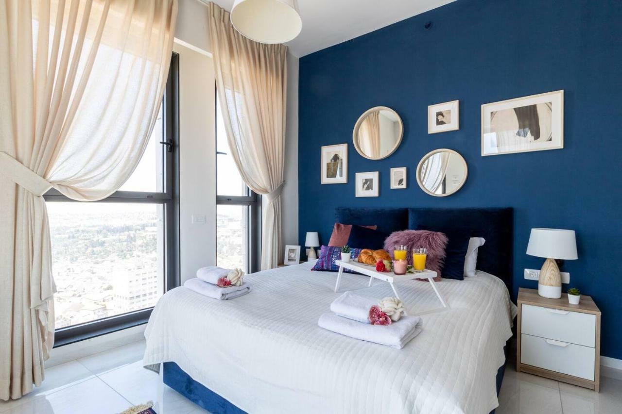 Magical 3Br/Parking With Amazing View, City Center Gerusalemme Esterno foto