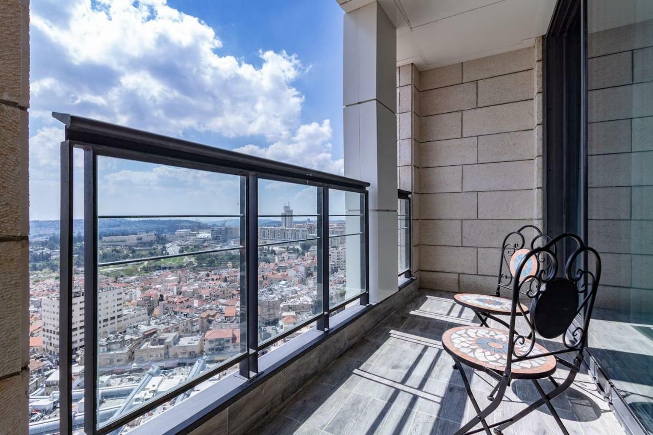 Magical 3Br/Parking With Amazing View, City Center Gerusalemme Esterno foto